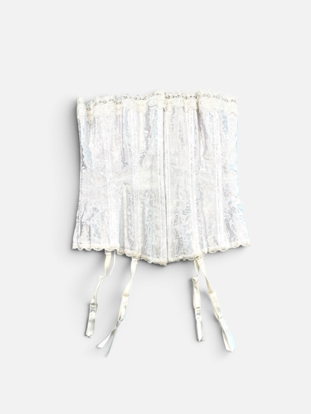 Frederick’s of Hollywood Vintage Bridal Lace-up Corset Bustier NWOT Size 36 - Picture 15 of 15